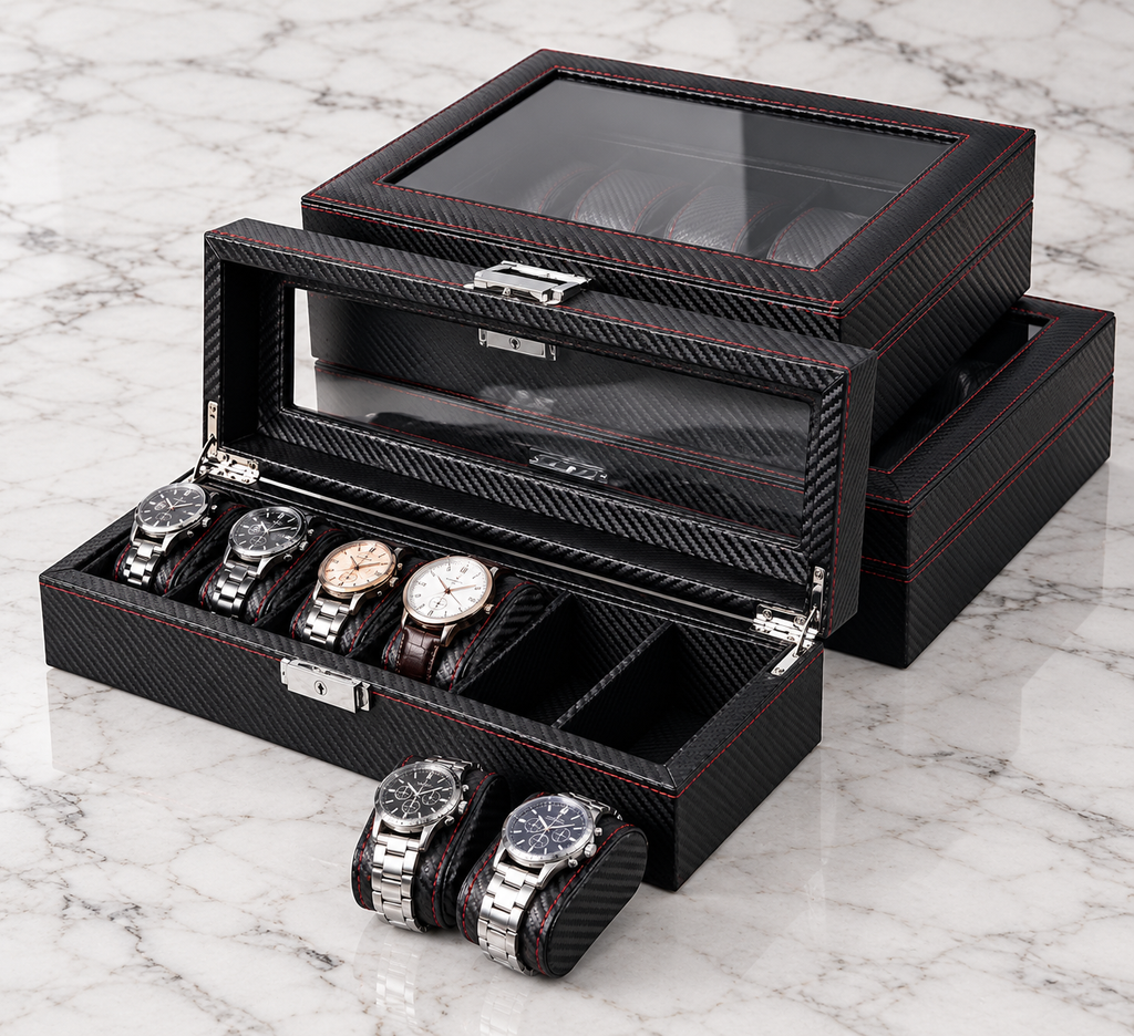 Boîte à Montre – Obsidienne | 6 montres