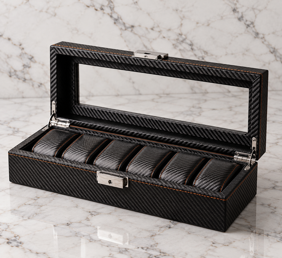 Boîte à Montre – Obsidienne | 6 montres