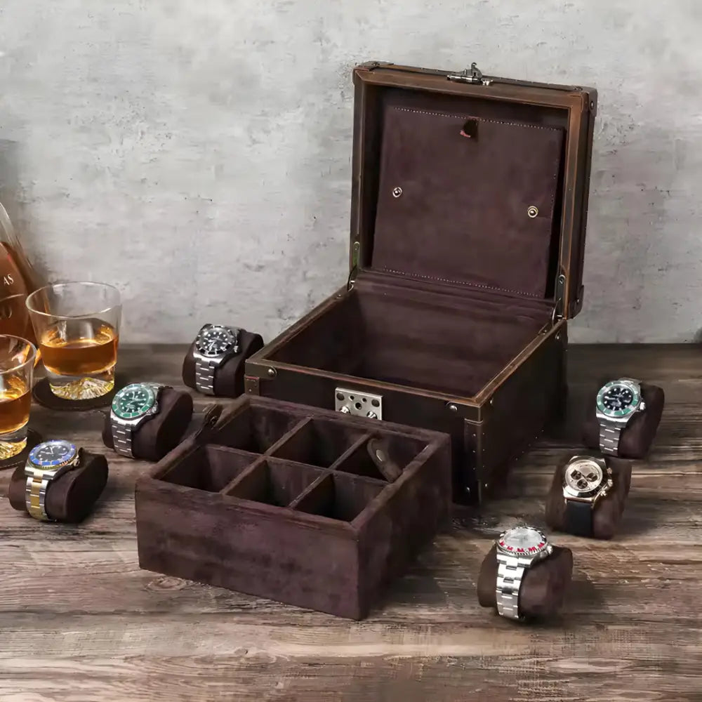 Boîte à Montre – Tanneur | 6 montres