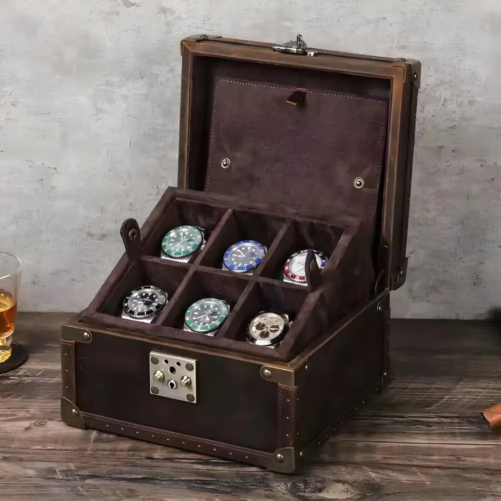 Boîte à Montre – Tanneur | 6 montres