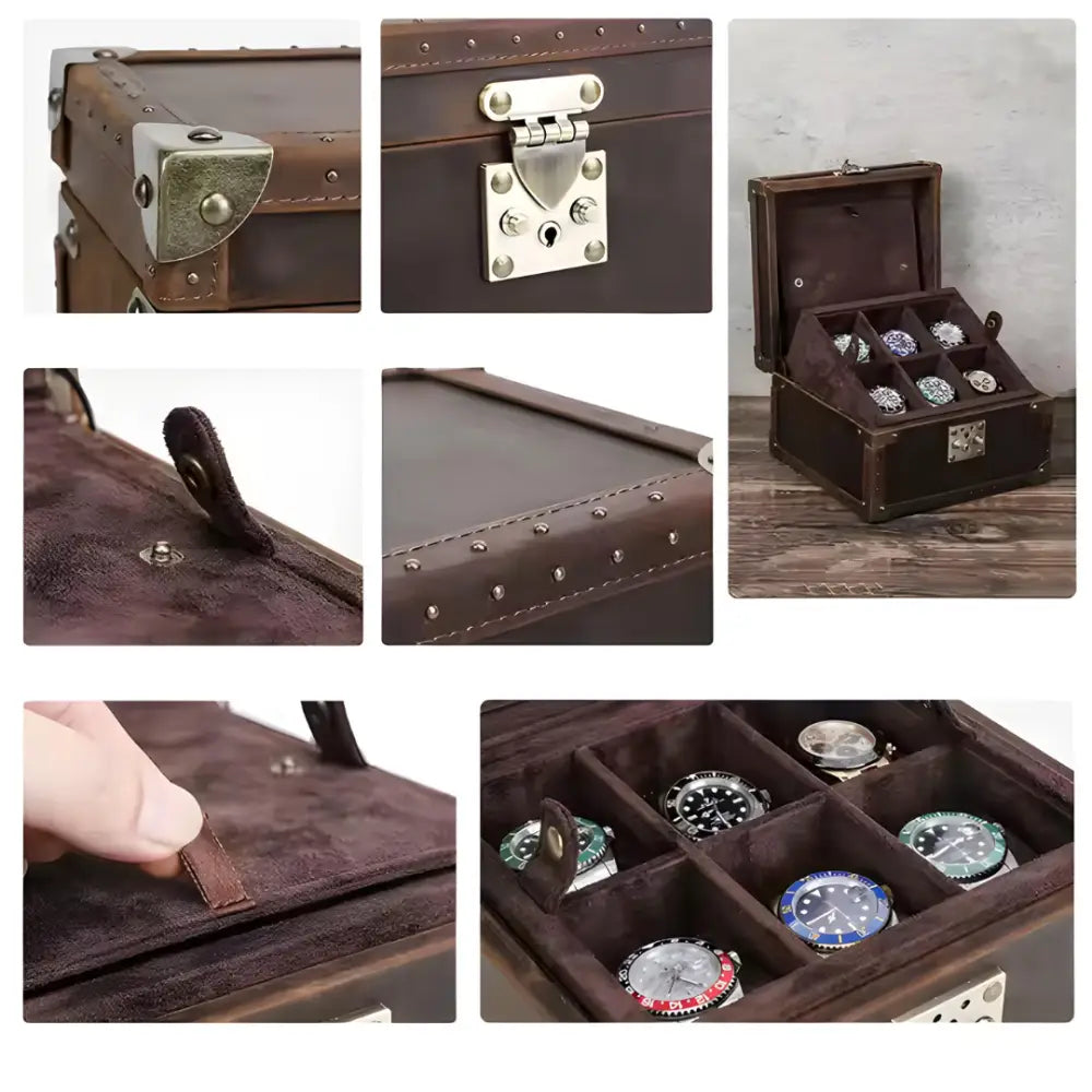 Boîte à Montre – Tanneur | 6 montres