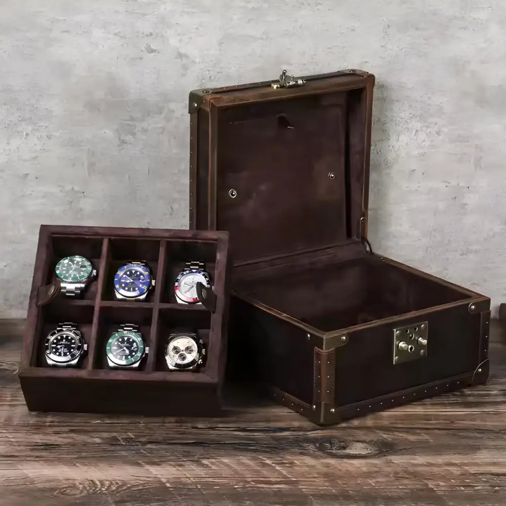 Boîte à Montre – Tanneur | 6 montres