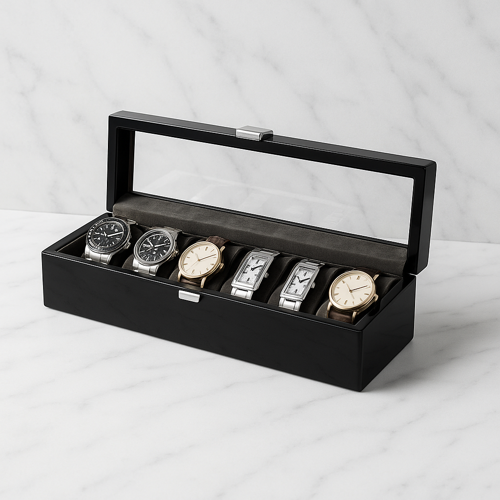 Boîte à Montre – Sablier | 6 montres