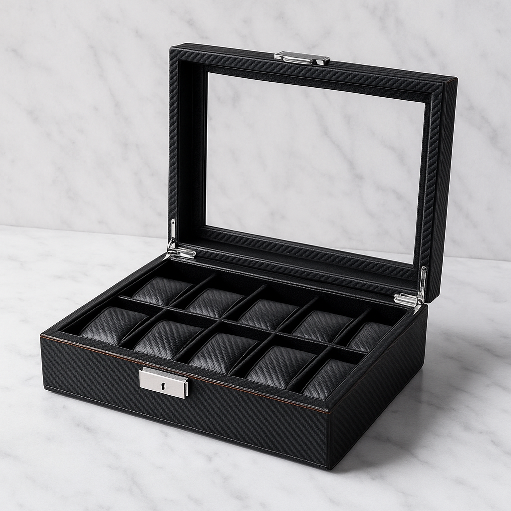 Boîte à Montre – Obsidienne | 10 montres