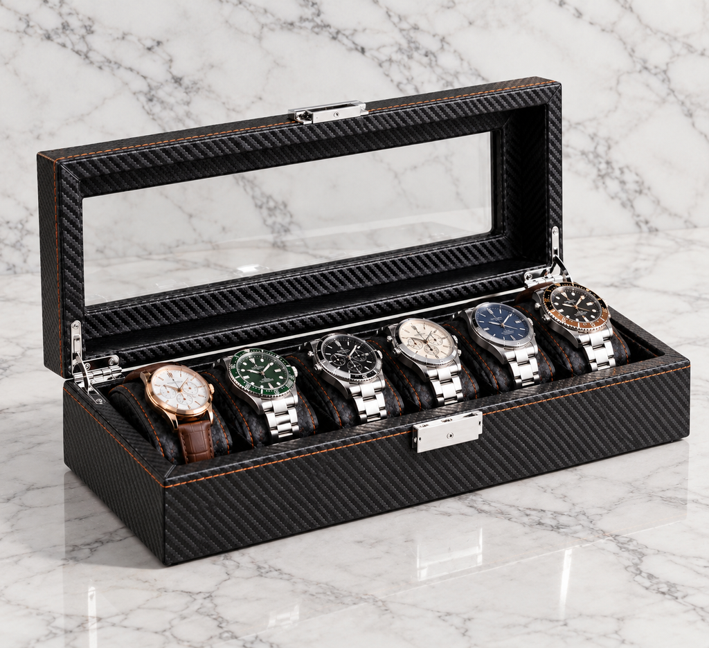 Boîte à Montre – Obsidienne | 6 montres